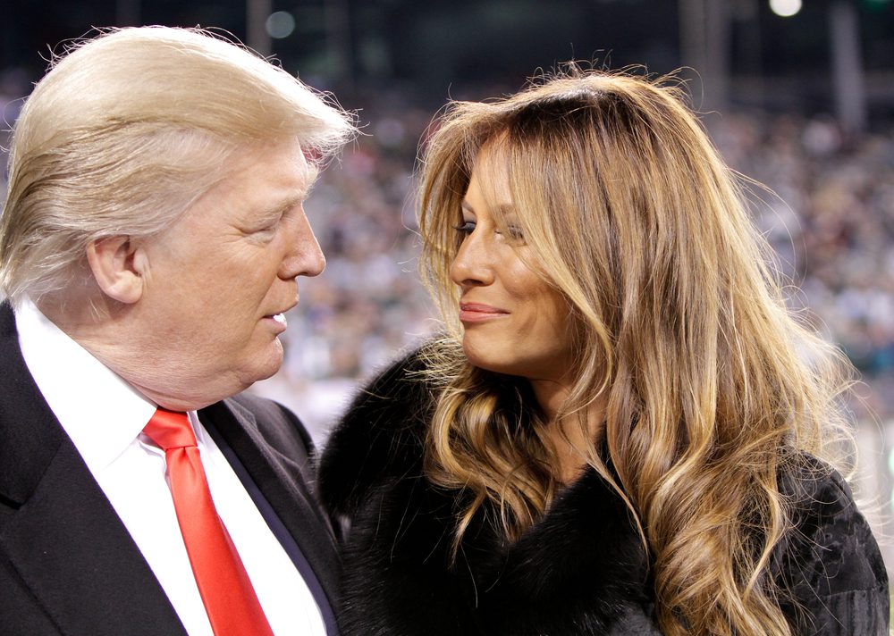 Melania Trump and Donald Trump