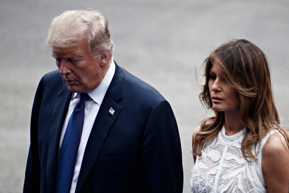 Melania Trump and Donald Trump